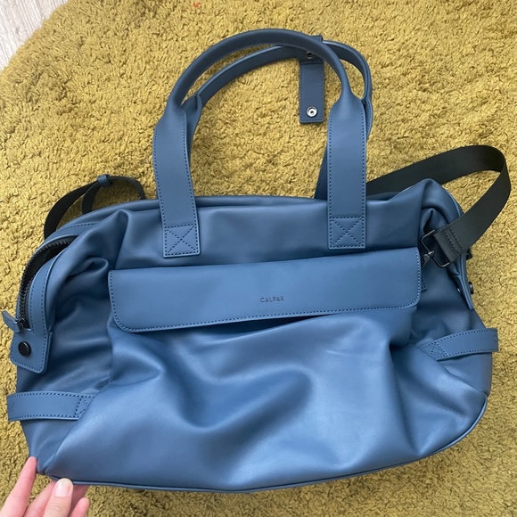 Calpak Hue Laptop Duffel in Atlantic *MINOR WEAR & TEAR* - Picture 3 of 10